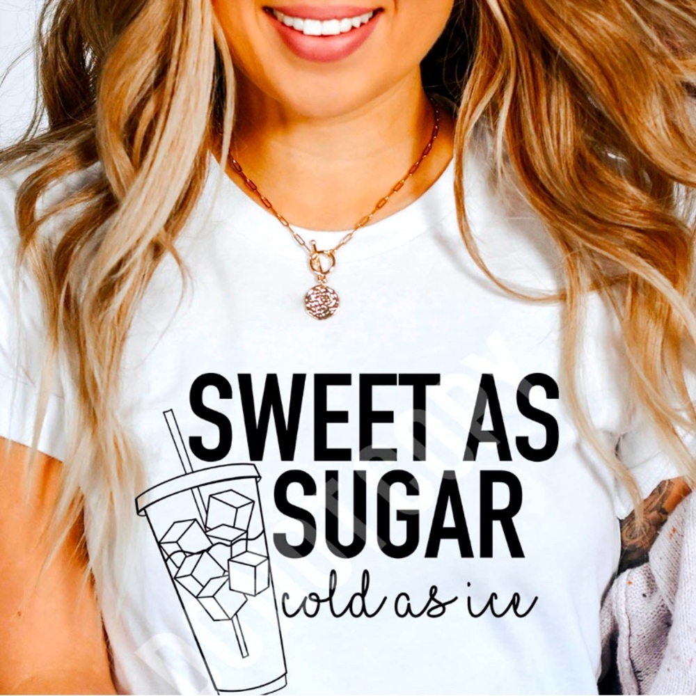 Short-sleeve, 100% cotton, ‘Lucky Friends’ brand, super soft, white tee